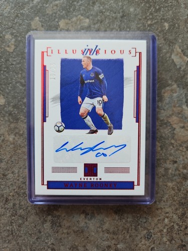 Wayne rooney auto panini - wayne,